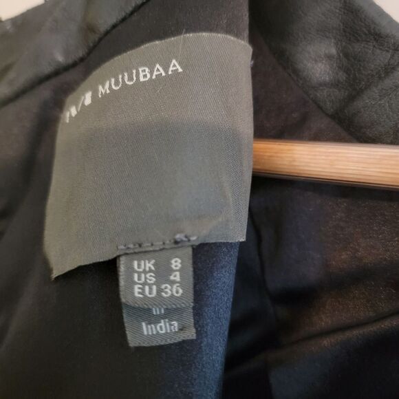 Muubaa Heiden Black Ombre Patent Leather Dress - Picture 10 of 14